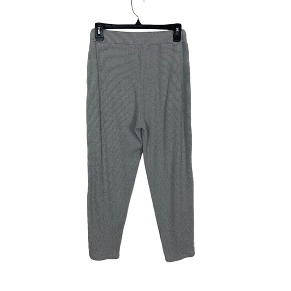 Kinesis Women's 2 Piece Lounge Set Small Gray Ribbed Comfy Stretchy - Picture 3 of 7